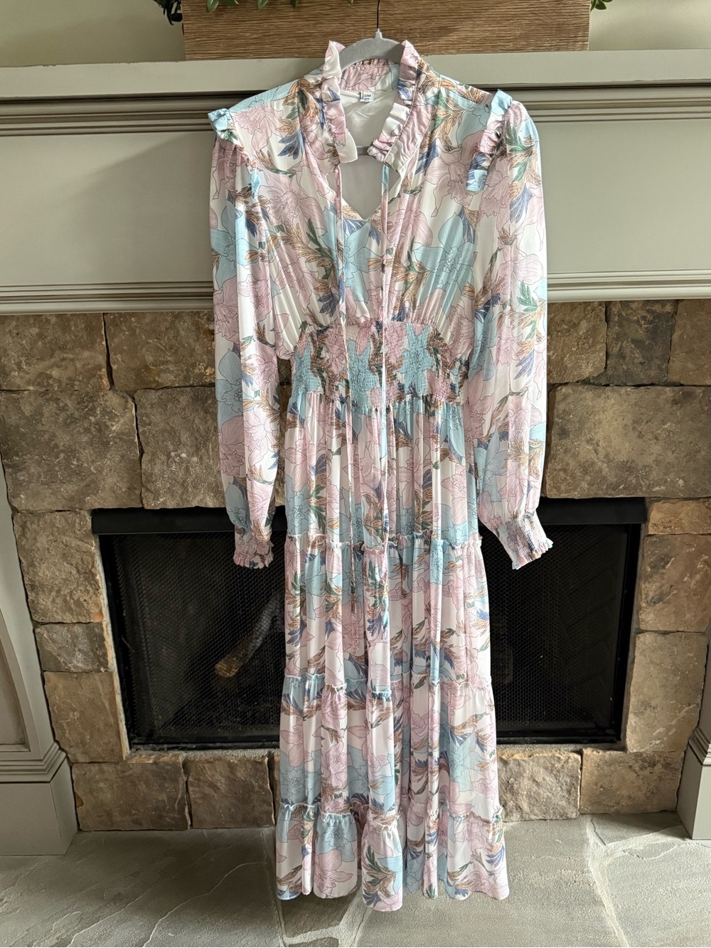 Chicwish S/M floral dress with lined skirt